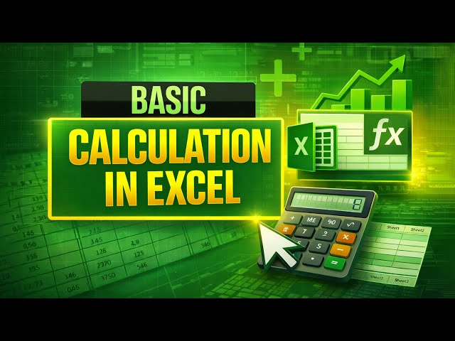 Lecture 3 | How to do Basic Calculation in Excel 💡 | Master Microsoft Excel | GICT 🔥