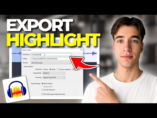 How to Export a Highlighted Part in Audacity | Tutorial 2026