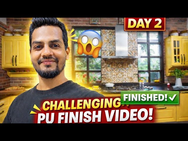 Challenging Video Day 2 | PU Polish Work Full Process | PU Coating Ka Pura Process 😎