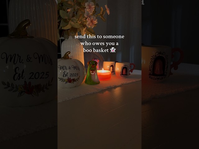 send this to someone who owes you a boo basket 👻🕯️ #couple #halloween #relationship