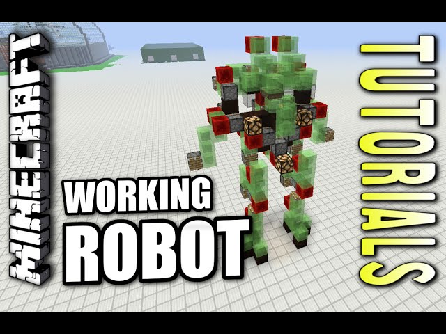 Minecraft PS4 - WORKING ROBOT - Tutorial ( PE / PS3 / XBOX / WII U )