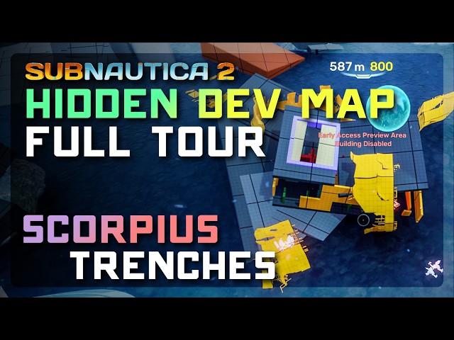 HIDDEN DEVELOPER MAP REVEALED! 👀 Unreleased/Leaked Subnautica 2 Scorpius Content Tour