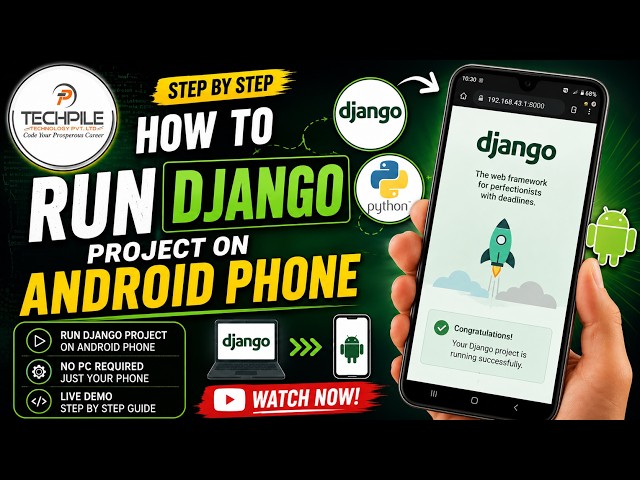 How to run Django Project on Android Phone using Acode App