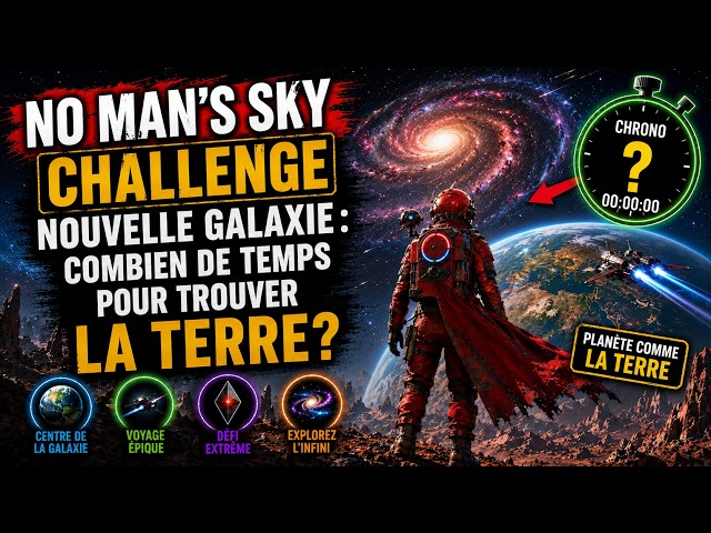 speedrun No Man’s Sky Challenge : trouver la TERRE ? nouvelle galaxie #nocommentarygaming #speedrun