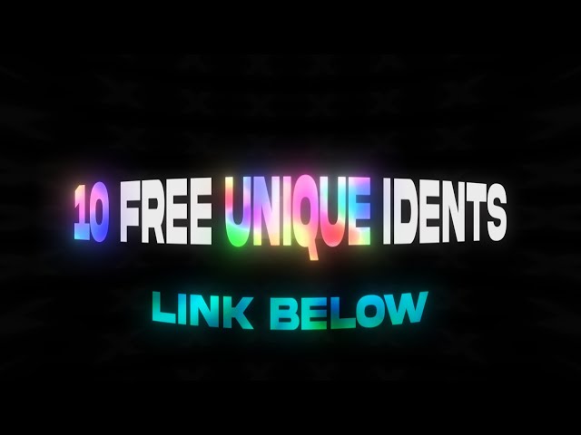 10 BEST *FREE* Intro Ident Templates Pack | (Edit Like Precise, Yarn, Xan, Sack, Bomlet)