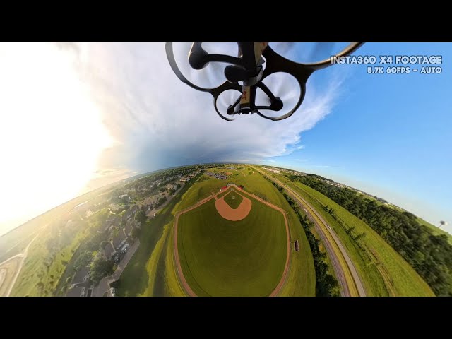DJI Avata 2 with Insta360 X4 mounted underneath