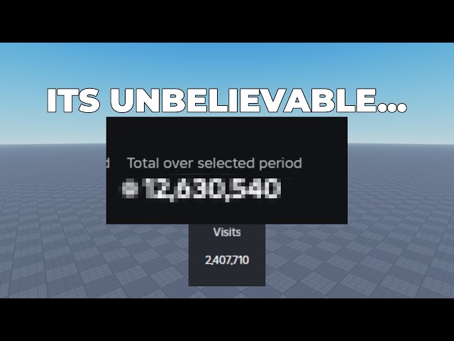How I made 23M ROBUX this year as a small roblox developer (5M Visits)