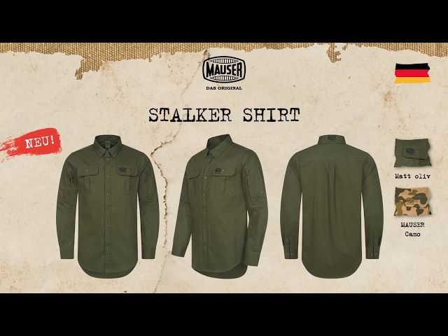 💥MAUSER Stalker Shirt | Die MAUSER Originals Collection 2026