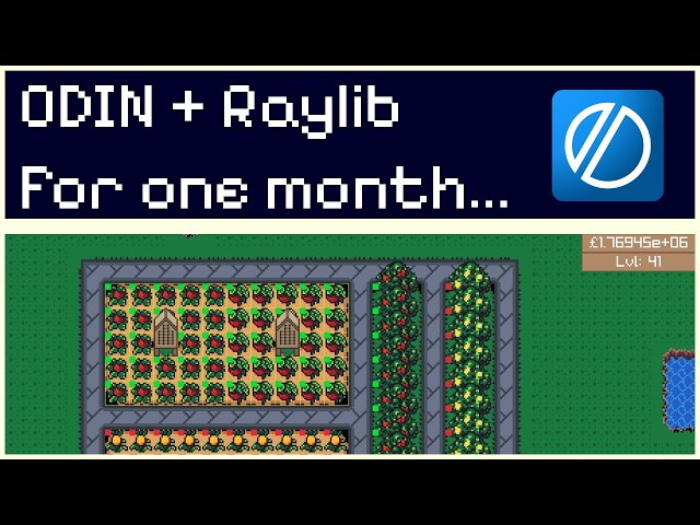 Attempting to make an incremental farm game in Odin and Raylib
