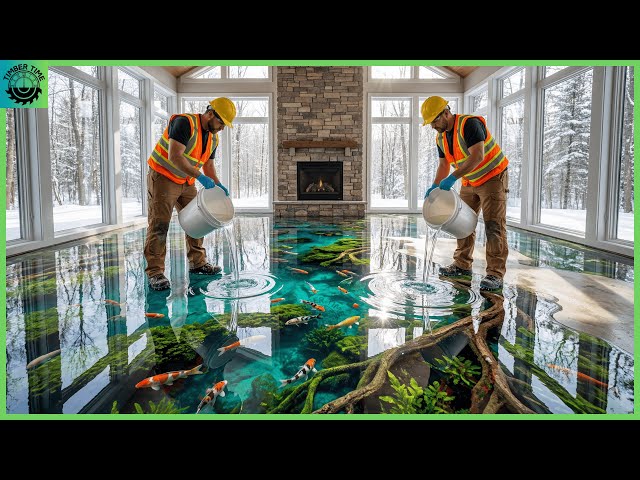 Top 10 Most Beautiful Wooden Epoxy Floor Designs Featuring Stunning Resin Pours