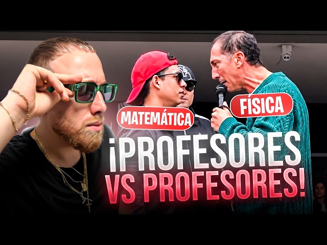 IN CHILE EVEN TEACHERS DO FREESTYLE! | RAP BATTLES OF TEACHERS AT LOS CIPRESES SCHOOL