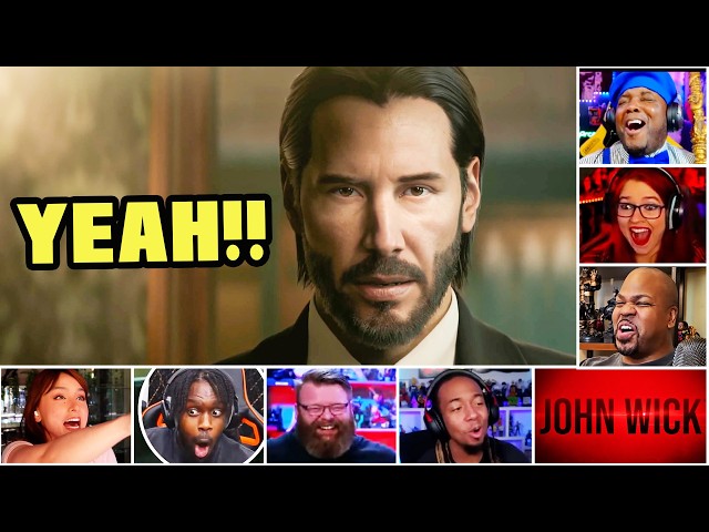 Reactors Reactions To Seeing The UNTITLED JOHN WICK GAME Trailer State Of Play | Mixed Reactions