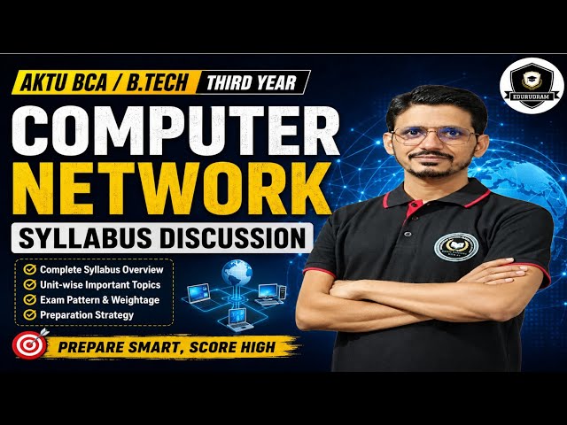 Computer Network Syllabus Discussion | AKTU BCA / B.Tech Third Year | CN by Vimal Sir #edurudram