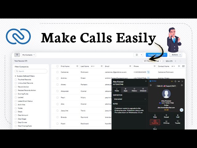 How to make calls using Zoho CRM (Efficient Calling)