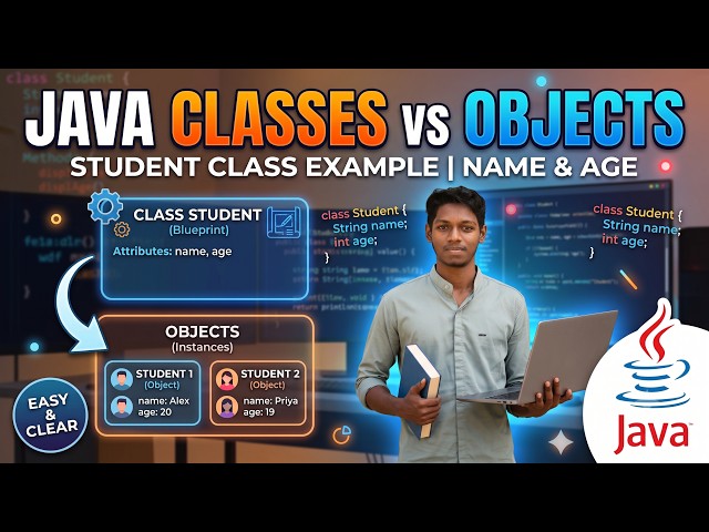 Java Classes and Objects Explained for Beginners |Java Tutorial