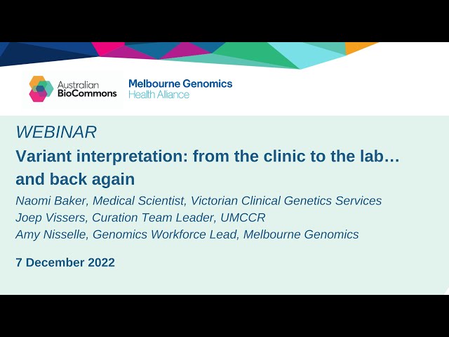 Variant interpretation: from the clinic to the lab… and back again