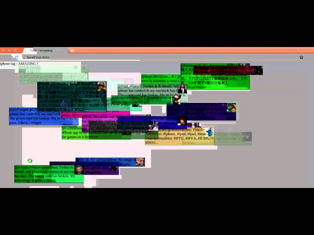 Twitter wall with node.js & socket.io !