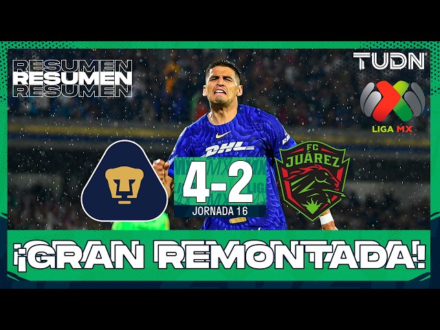 Highlights and goals - Pumas vs Juárez | Liga MX - Matchday 16 Clausura 2026 | TUDN