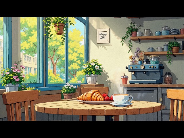 Morning Brew in Bloom ☕🌿☀️Coffee Music ☕ Lofi Hip Hop - Beats to relax//chill to
