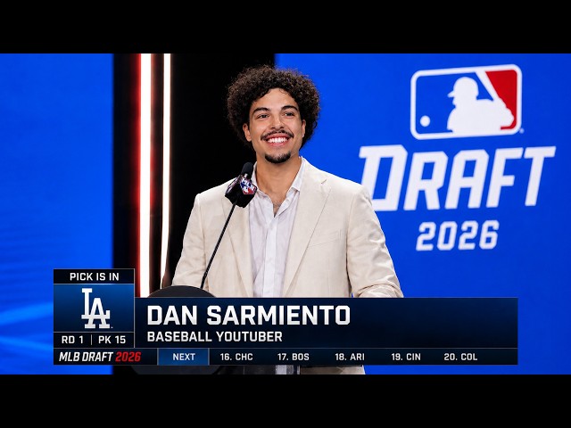 I Announced a Pick at the MLB Draft