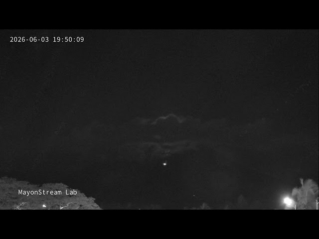🔴 LIVE: Mayon Volcano Eruption, South‑Southwest IP Camera view (PH)