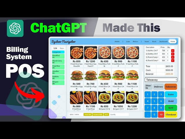 How to Create a Cloud-Based POS System Using ChatGPT AI | HTML, CSS, JS, PHP, MySQL |  website