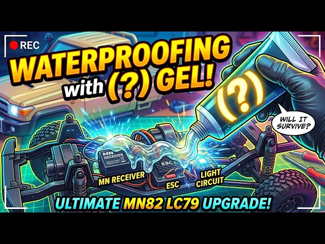 This $5 SECRET Made My MN82 100% WATERPROOF! 🌊 #mn82 #waterproofing #rcmodifications  #rccrawler