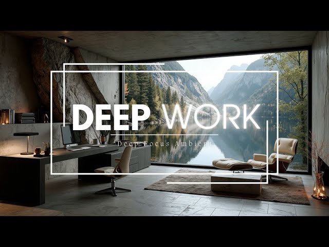 Deep Focus Ambient ~ Work & Study Music for Productivity