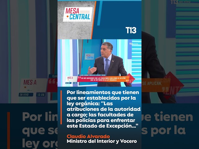 Dual Minister Alvarado on organic law guidelines