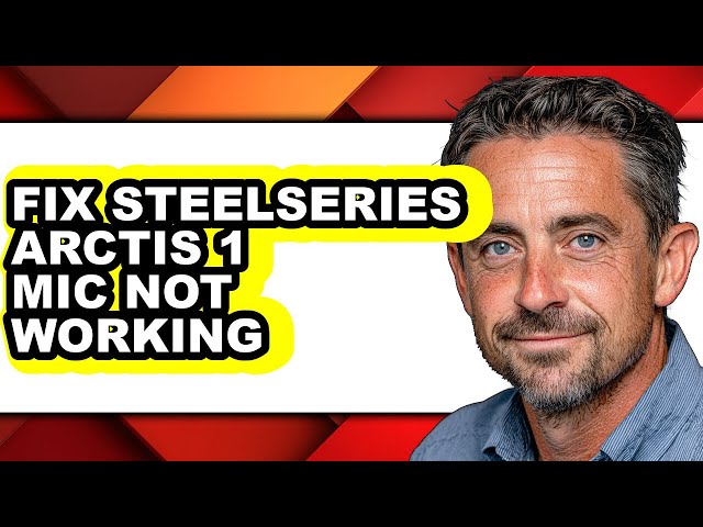 How to Fix Steelseries Arctis 1 Mic Not Working (only Way)