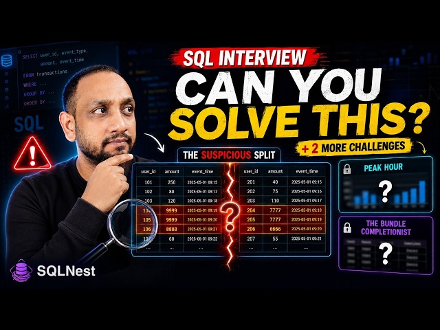 SQL Interview Problem: The Suspicious Split (+ 2 Challenges to Solve Yourself)