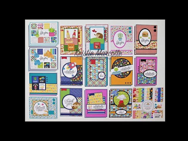 Doodlebug Design So Much Pun - 31 cards from one 6x6 paper pad