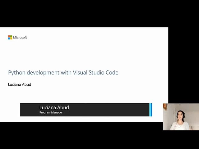 Python development with Visual Studio Code | BOD100
