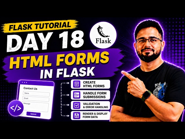 Flask Tutorial #18 - HTML Forms