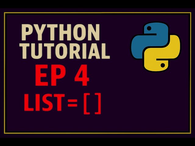 Python Lists Tutorial | Append, Pop, Index | For Beginners