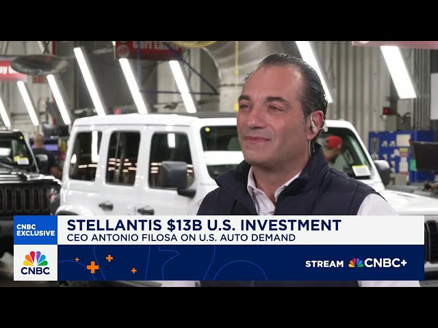Stellantis CEO Antonio Filosa on $13B U.S. investment: Largest single investment in company history