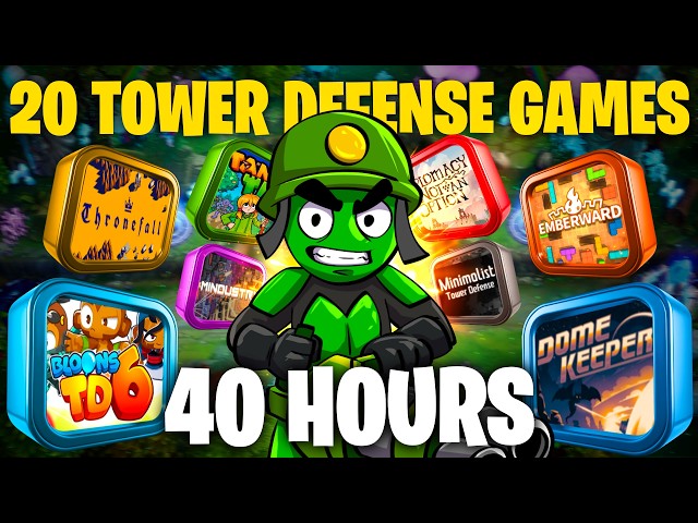 I Played 20 Tower Defense Games For 2 Hours Each To Find The Best Ones