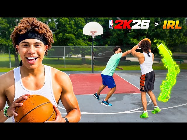 MY FIRST IRL BASKETBALL VIDEO vs Former D1 Football Player & Ranked Hooper!