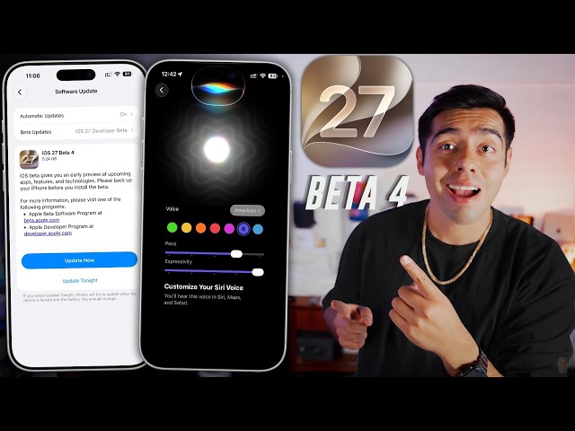 iOS 27 Beta 4 - Muchas Mejoras y Mas Cambios para Siri 🤩