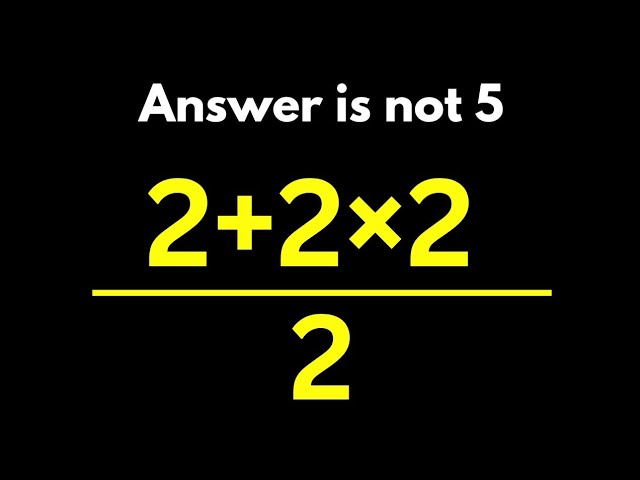 90% Students Get This PEMDAS Question Wrong! | 51 out of 100 students got this right! 😲 ??