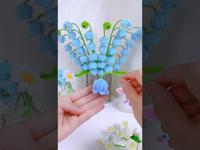 Handmade diy pipe cleaner flowers #handmade #diy #gift #diyflower #diycrafts #flowercraft #flowers