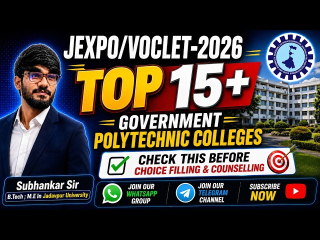 Top15+🔥GovT. Polytechnic Colleges😱JEXPO/VOCLET Update💥Must Watch Before😯Choice Filling🤞#jexpo#voclet