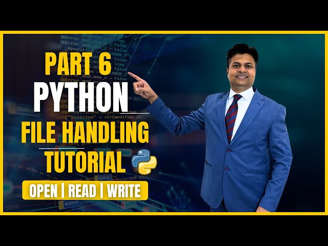 Master Python File Handling: Complete Tutorial for File Operations