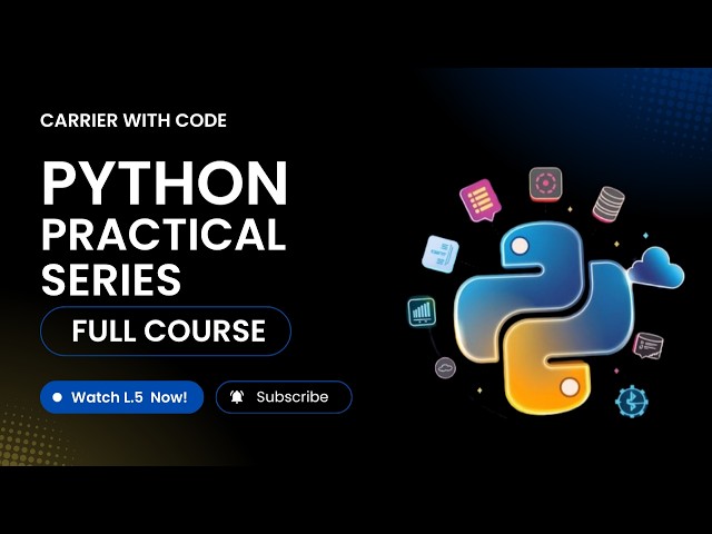 L5: 🐍Python Practical Series  | 20 Examples on Syntax, Indentation, Keywords & Identifiers