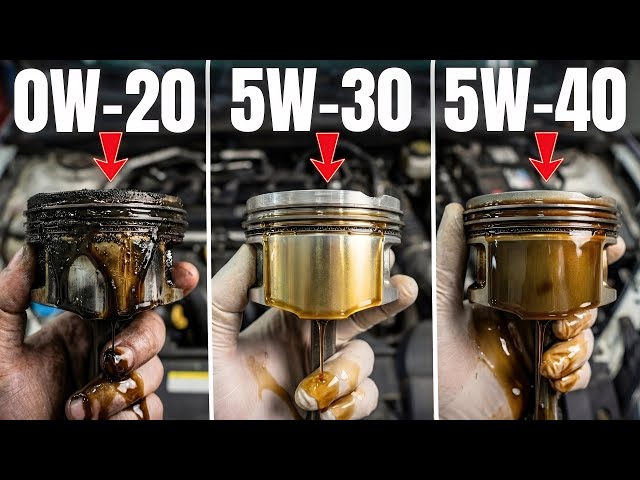 We Tested 0W-20, 5W-30 & 5W-40 in the ENGINE — One Clear Winner !