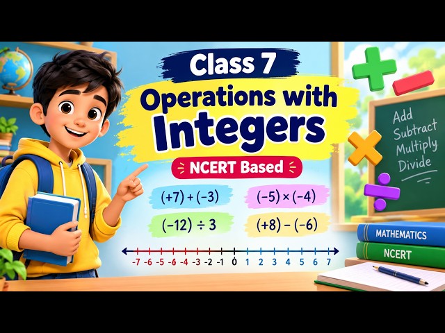 Class 7 | Operations with Integers | Chapter 2 | Mathematics | Explanation