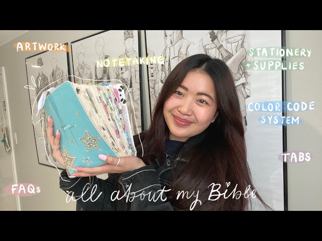 Everything you want to know about my Jesus Bible | faq, color code, supplies + more!!