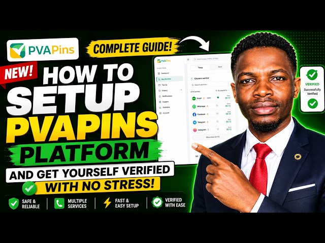 How to Set Up a PVA Pins Platform and Get Verified Successfully