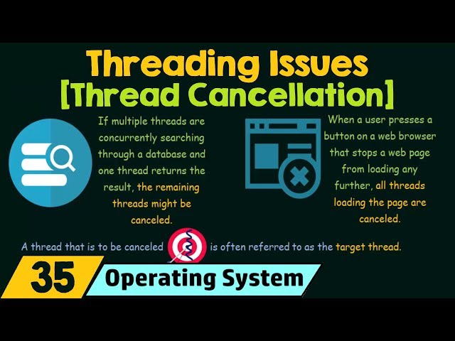 Threading Issues (Thread Cancellation)