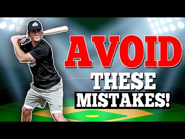 AVOID These Mistakes IF YOU WANT TO Hit For A High Batting Average